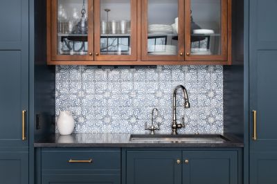 Custom Backsplash and Fixtures
